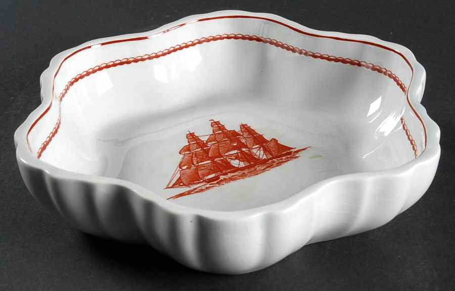 Flying Cloud Rust Small Melon Bowl by Wedgwood-1