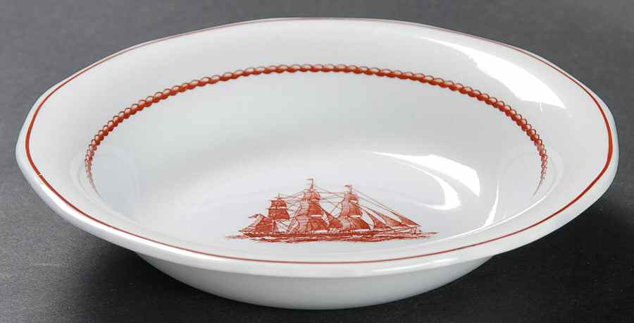 Flying Cloud Rust Fruit/Dessert (Sauce) Bowl by Wedgwood-1