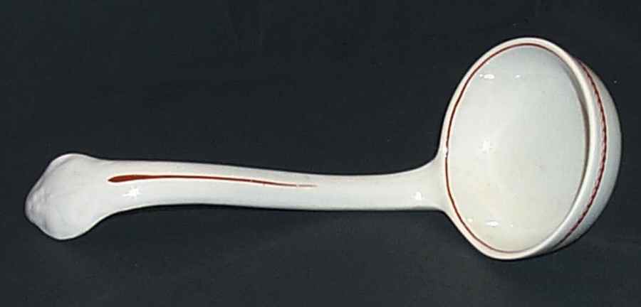 Flying Cloud Rust Gravy Ladle Solid Piece by Wedgwood-1
