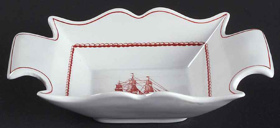 Flying Cloud Rust 6" Sweet Meat Dish by Wedgwood-1