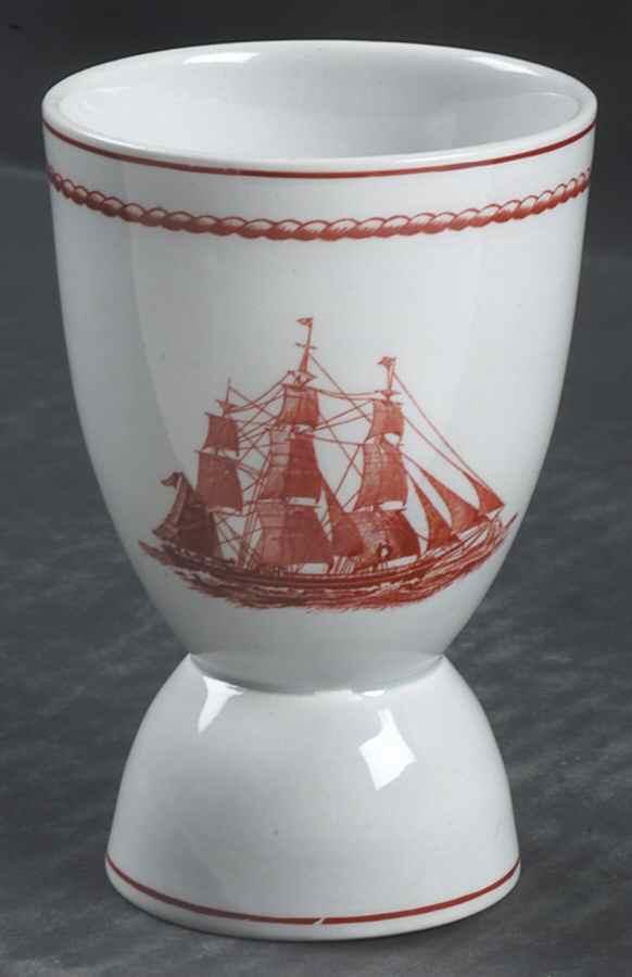 Flying Cloud Rust Double Egg Cup by Wedgwood-1