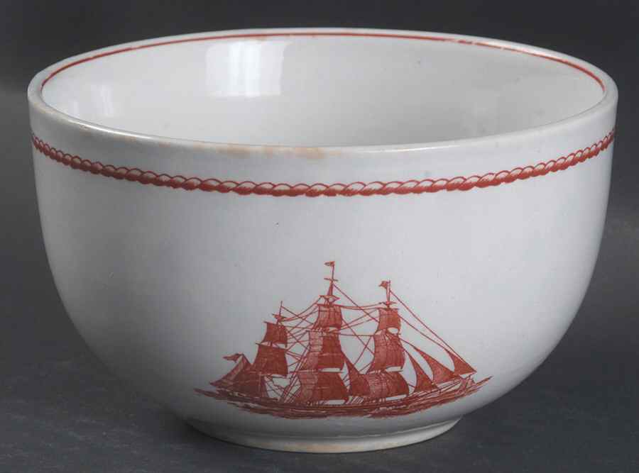 Flying Cloud Rust Rice Bowl by Wedgwood-1
