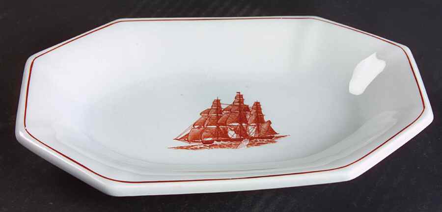 Flying Cloud Rust Relish/Gravy Underplate by Wedgwood-1