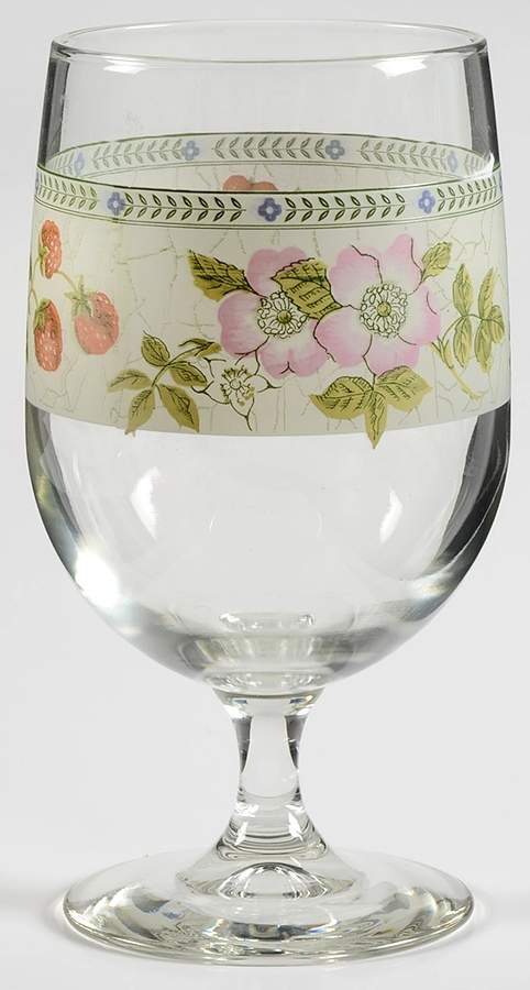 Fleur Glassware Footed Tumbler by Wedgwood-1