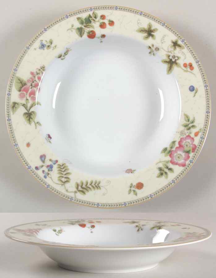 Fleur Large Rim Soup Bowl by Wedgwood-1