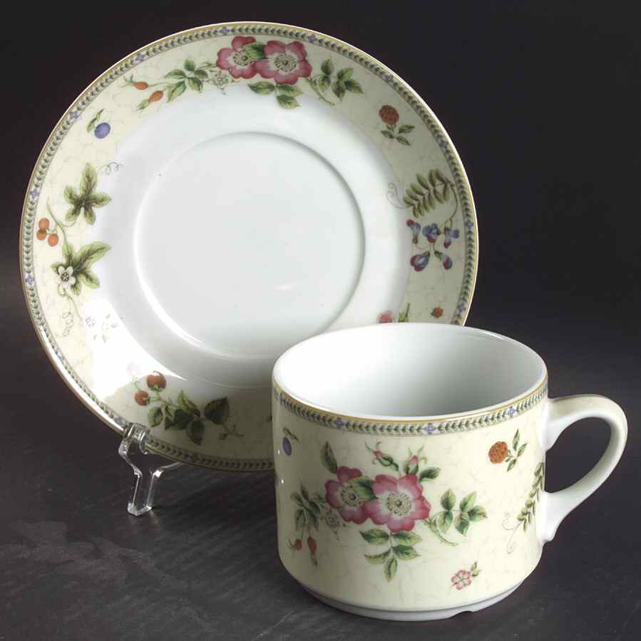 Fleur Breakfast Cup & Saucer Set by Wedgwood-1