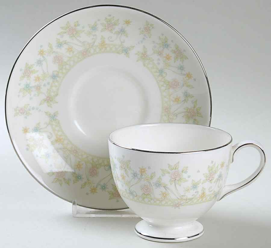 Floral Festival Footed Cup & Saucer Set by Wedgwood-1