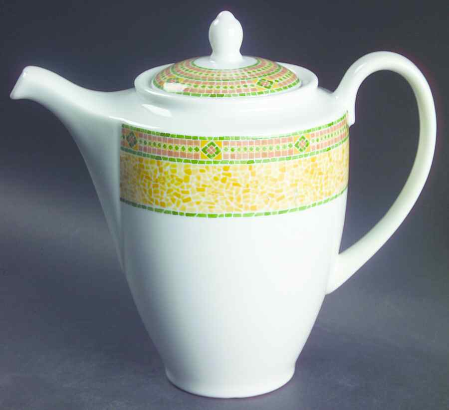 Florence (Mosaic Decor) Coffee Pot & Lid by Wedgwood-1
