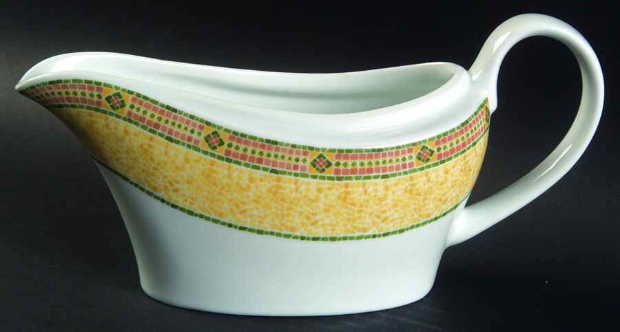 Florence (Mosaic Decor) Gravy Boat by Wedgwood-1