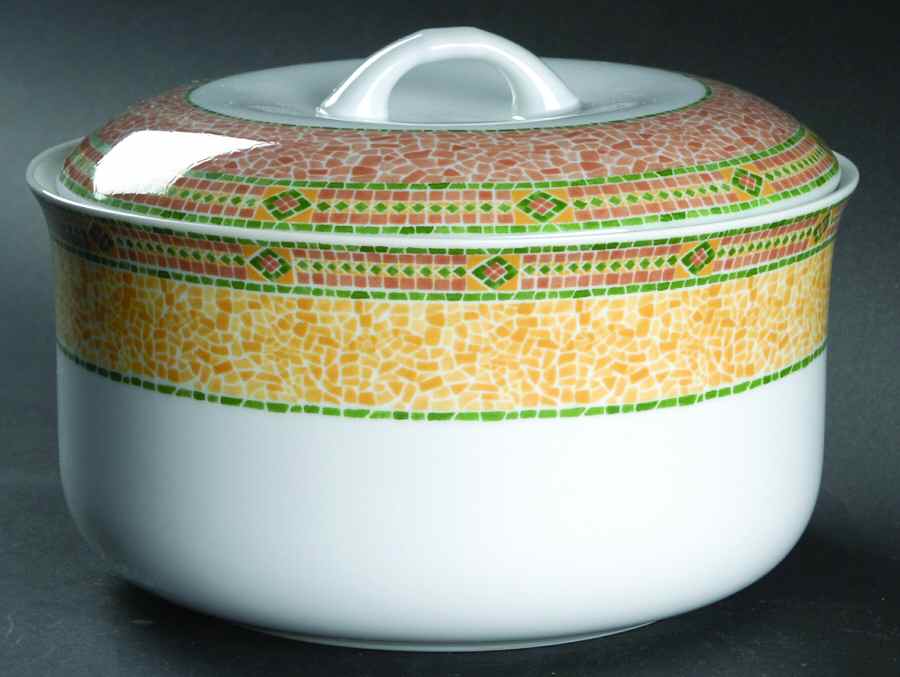 Florence (Mosaic Decor) 1.5 Qt Round Covered Casserole by Wedgwood-1