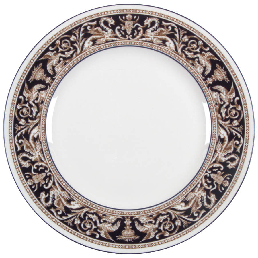 Florentine Dark Blue Rim (No Center Design) Dinner Plate by Wedgwood-1