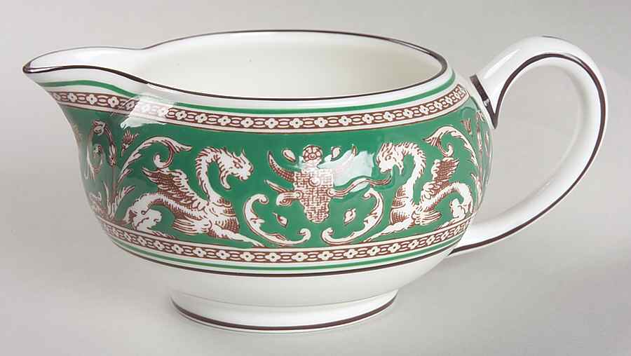 Florentine Green (Emerald, Fruit Center) Creamer by Wedgwood-1