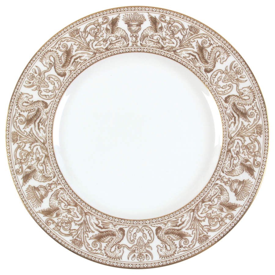Florentine Gold (Gold Dragons, White) Dinner Plate by Wedgwood-1