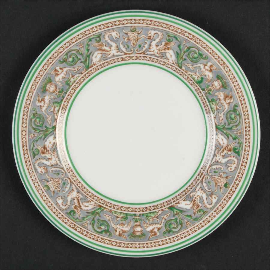 Florentine Gray and Green (No Center Design) Bread & Butter Plate by Wedgwood-1