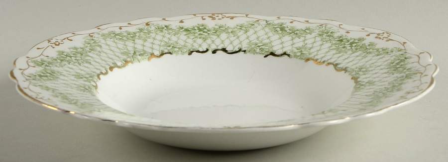 Flora Gold (Gold Vine and Accents) Rim Soup Bowl by Wedgwood-1