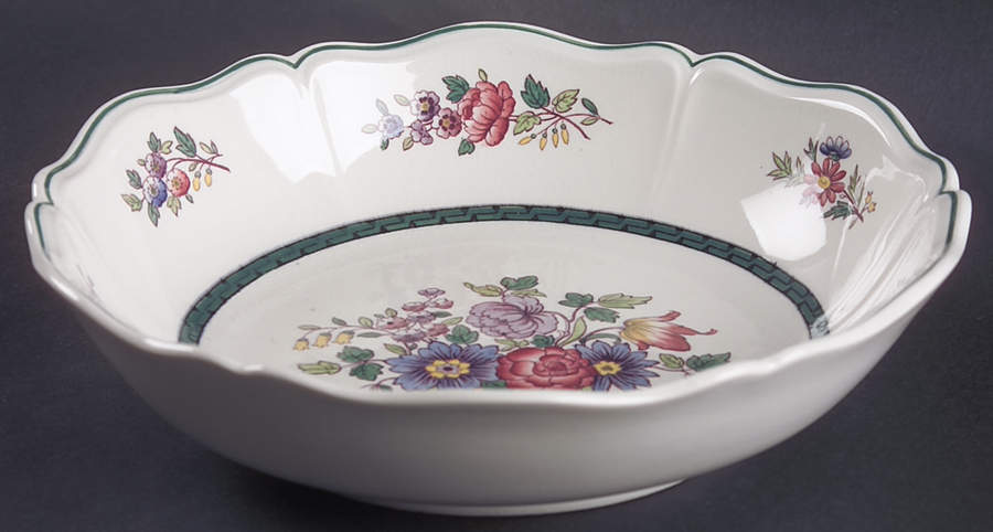 Floral (Scallop) 8" Salad Serving Bowl by Wedgwood-1