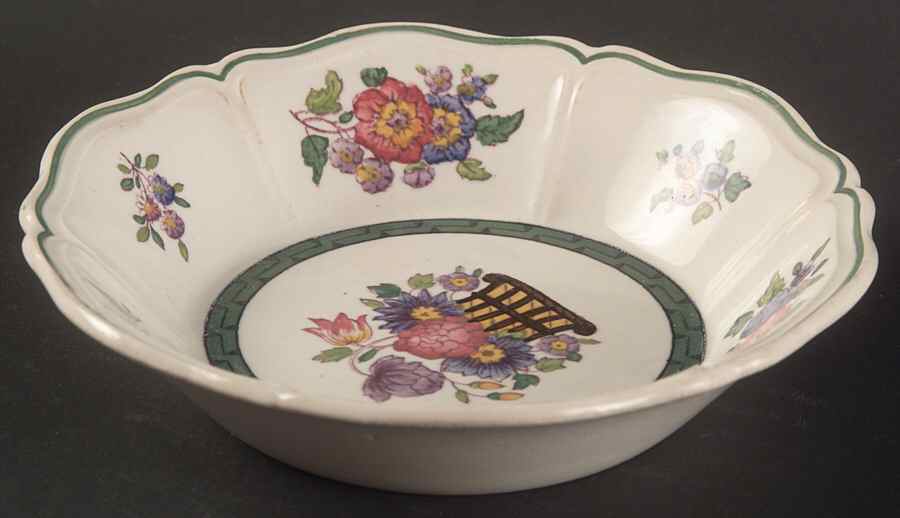 Floral (Scallop) Fruit/Dessert (Sauce) Bowl by Wedgwood-1