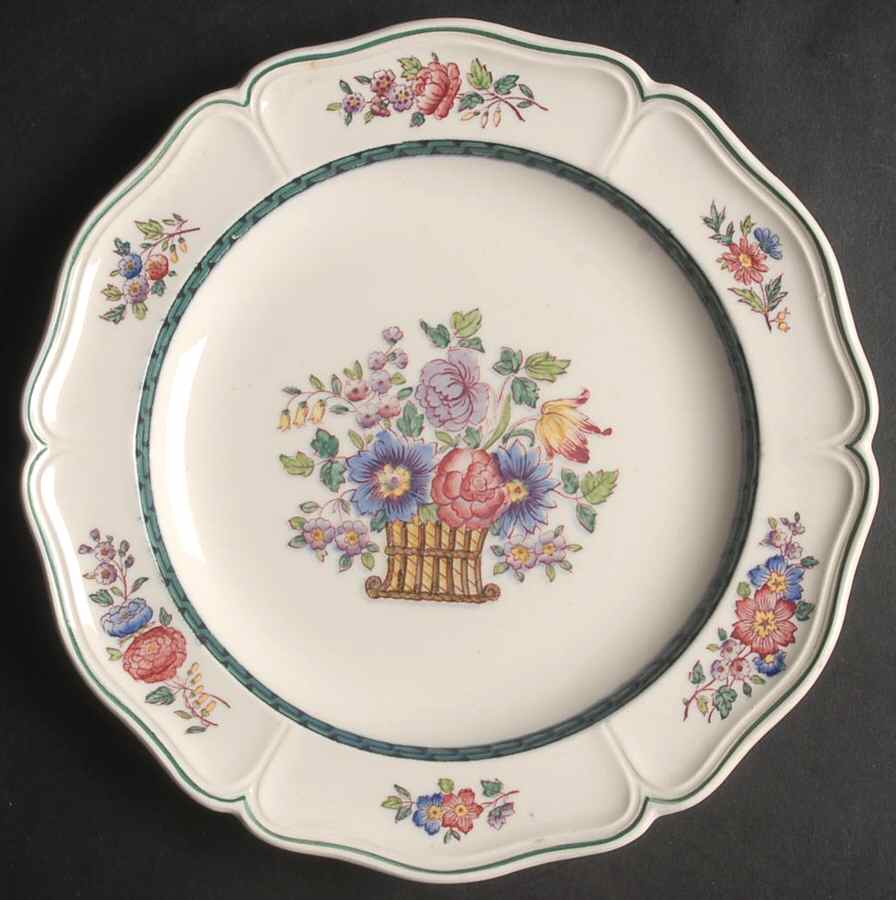 Floral (Scallop) Salad Plate by Wedgwood-1