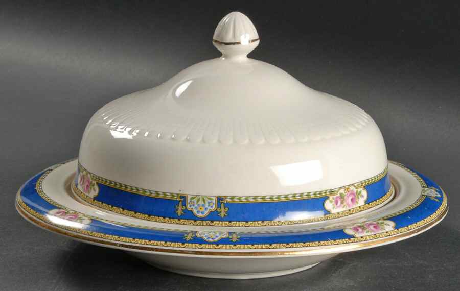Florence (Older) Round Covered Butter by Wedgwood-1