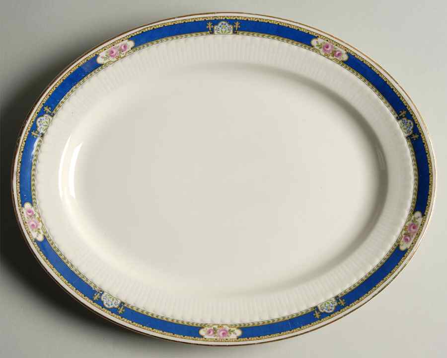 Florence (Older) 12" Oval Serving Platter by Wedgwood-1