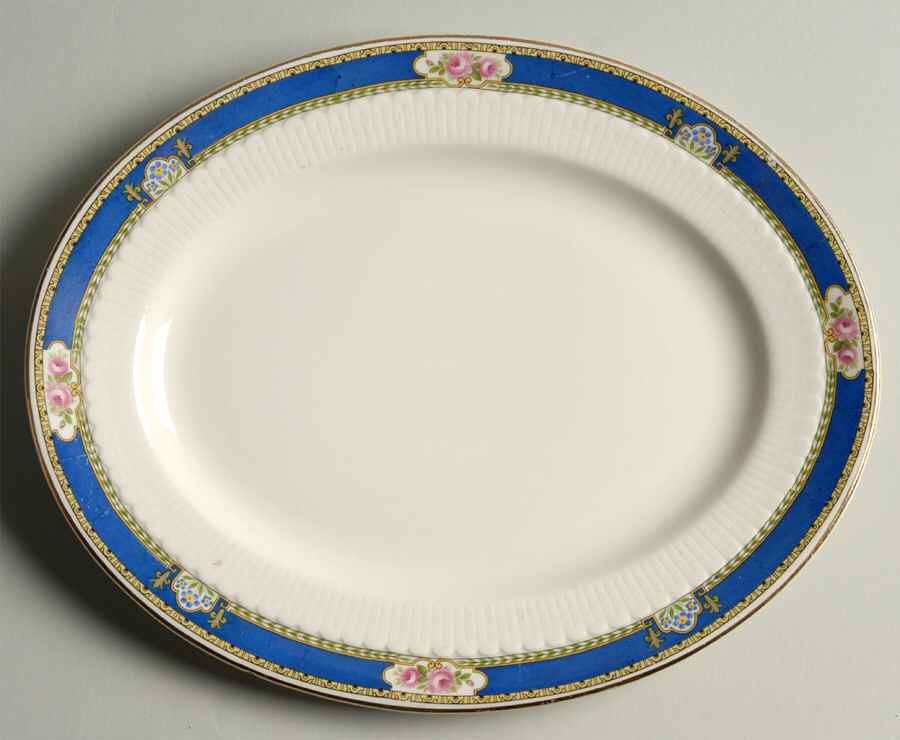 Florence (Older) 10" Oval Serving Platter by Wedgwood-1