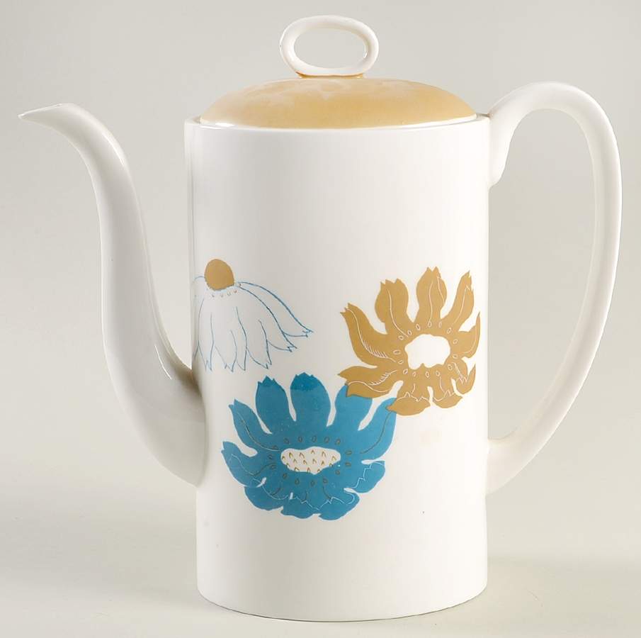 Florida (Susie Cooper) Coffee Pot & Lid by Wedgwood-1
