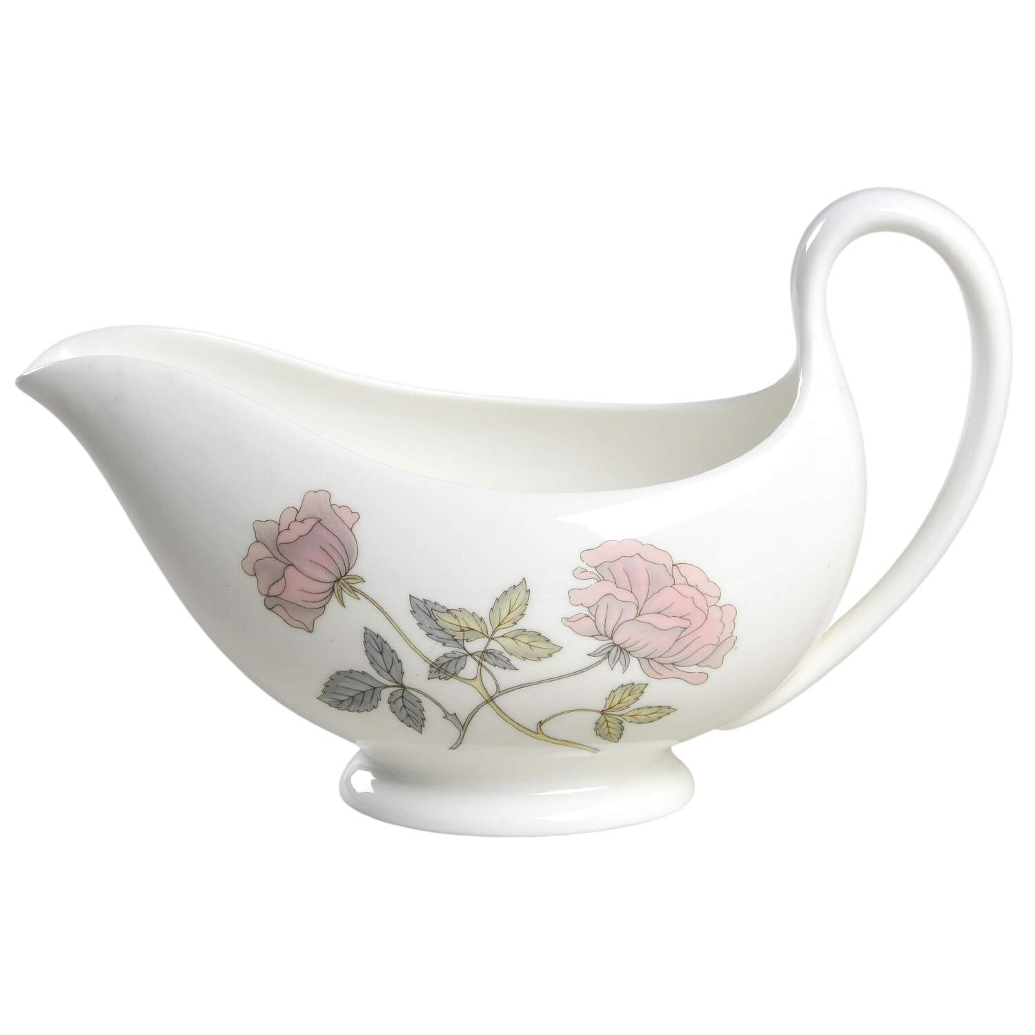 Flame Rose Gravy Boat by Wedgwood-1
