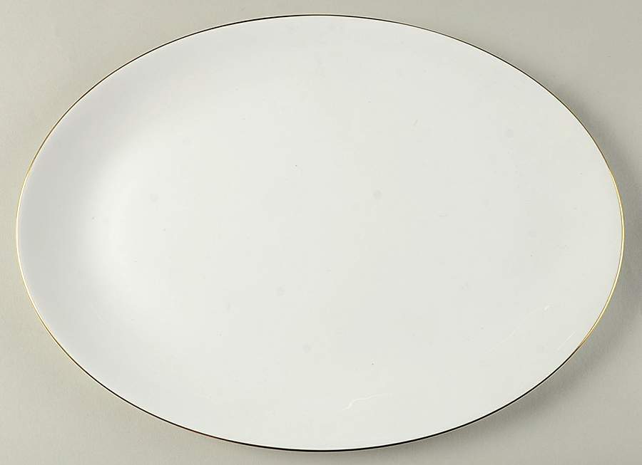 Formal Gold 14" Oval Serving Platter by Wedgwood-1