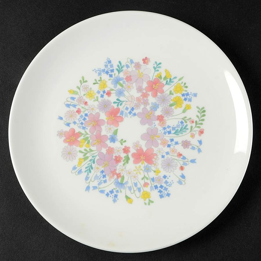 Forget Me Not (Bone China, No Trim) Salad Plate by Wedgwood-1