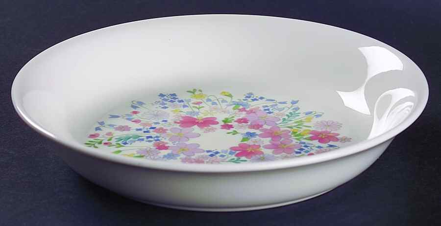 Forget Me Not (Bone China, No Trim) Coupe Soup Bowl by Wedgwood-1