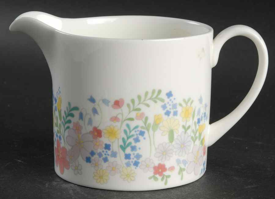 Forget Me Not (Bone China, No Trim) Creamer by Wedgwood-1
