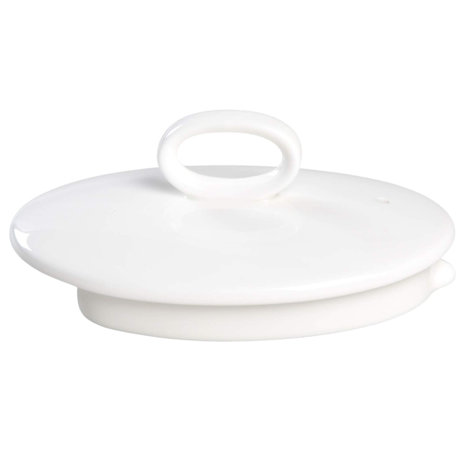 Formal White Lid for Teapot by Wedgwood-1