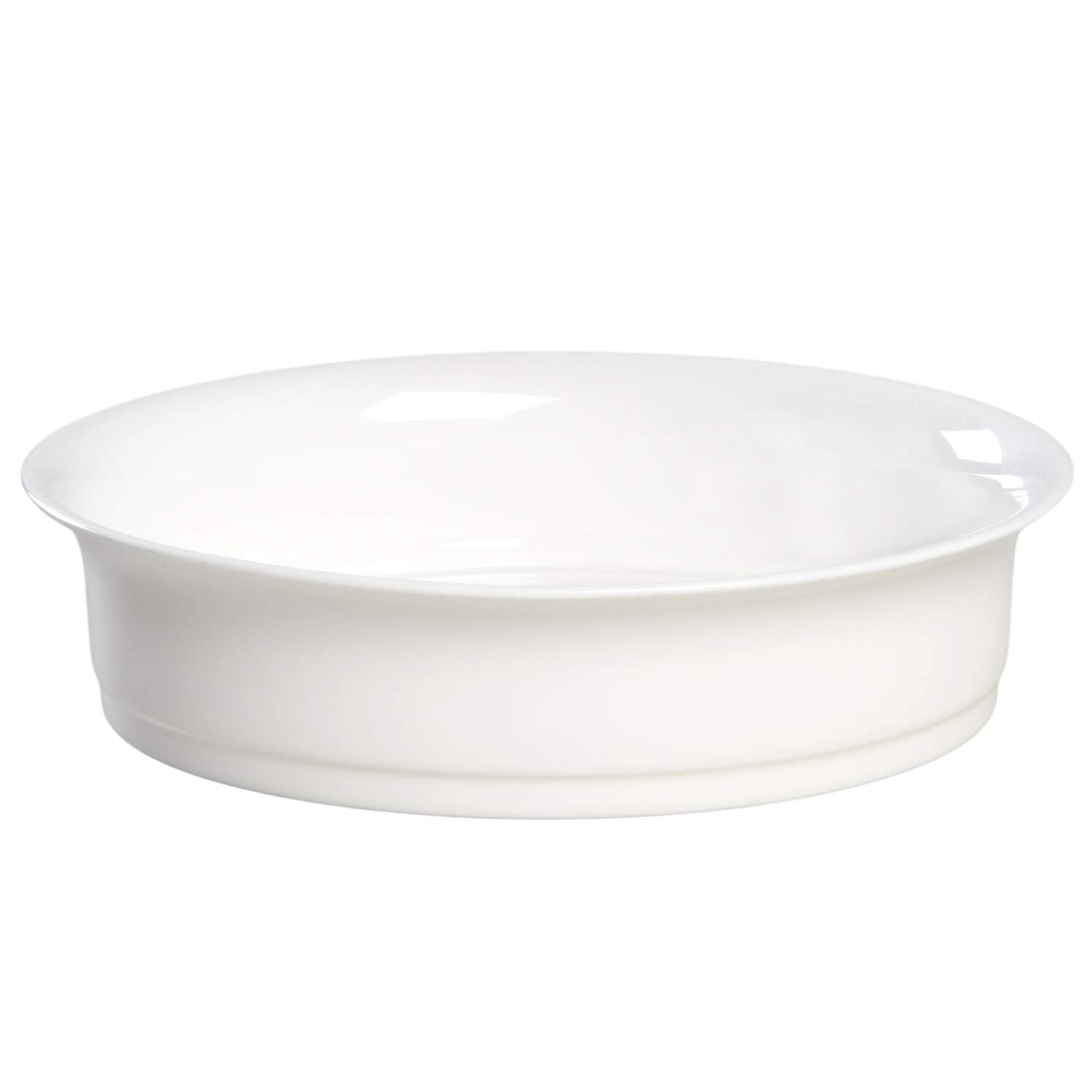 Formal White 9" Oval Vegetable Bowl by Wedgwood-1