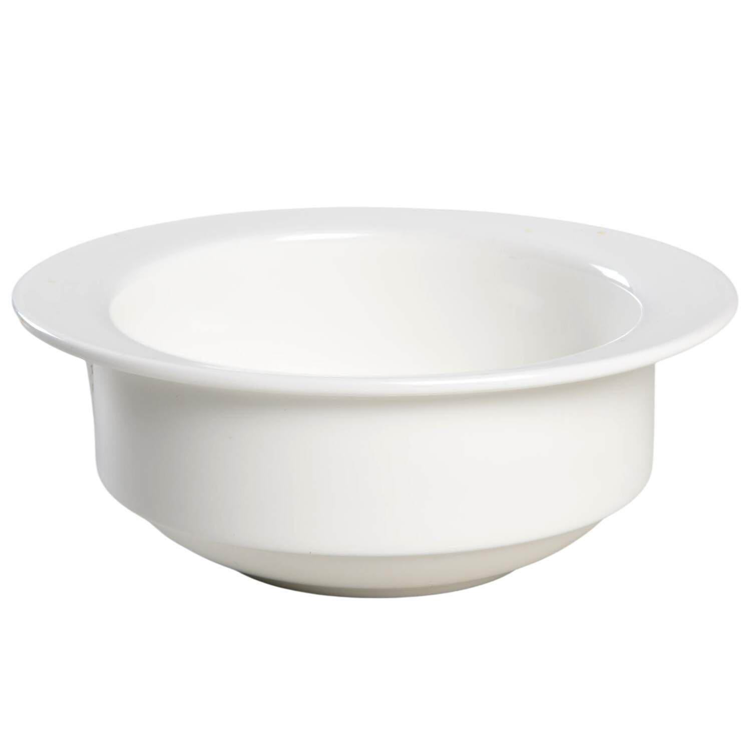 Formal White Flat Cream Soup Bowl by Wedgwood-1