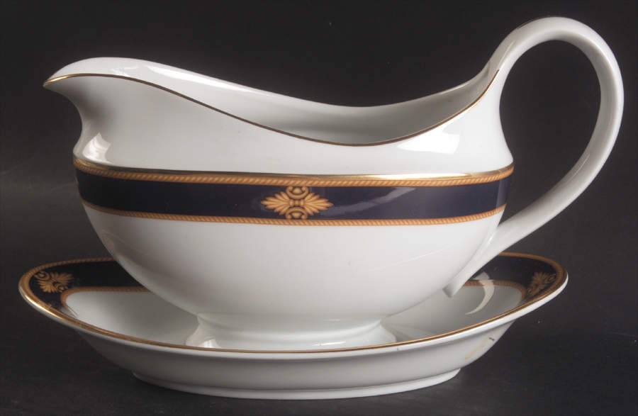 Foxworth Gravy Boat & Underplate by Wedgwood-1