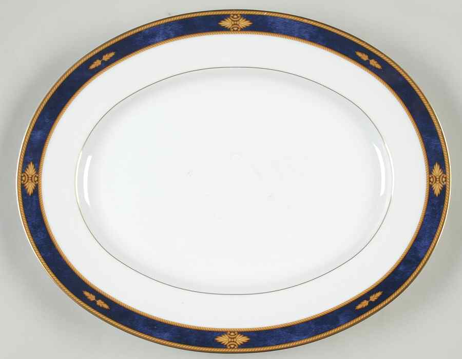 Foxworth 14" Oval Serving Platter by Wedgwood-1
