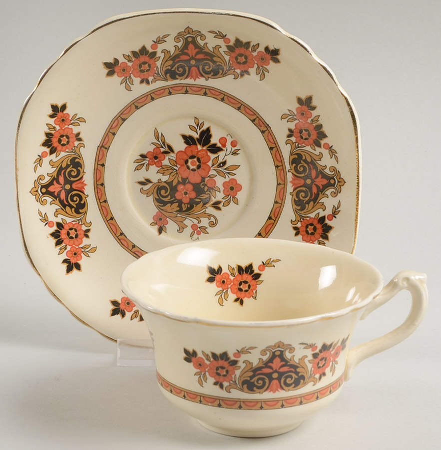 Frontenac Flat Cup & Saucer Set by Wedgwood-1