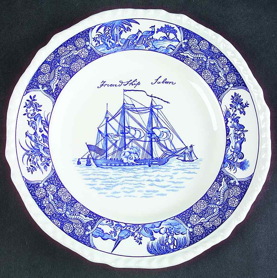 Friendship Salem Blue Salad Plate by Wedgwood-1
