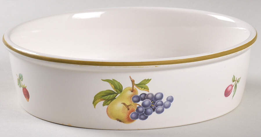 Fruit Sprays Croft (Rim Shape) Coupe Cereal Bowl by Wedgwood-1