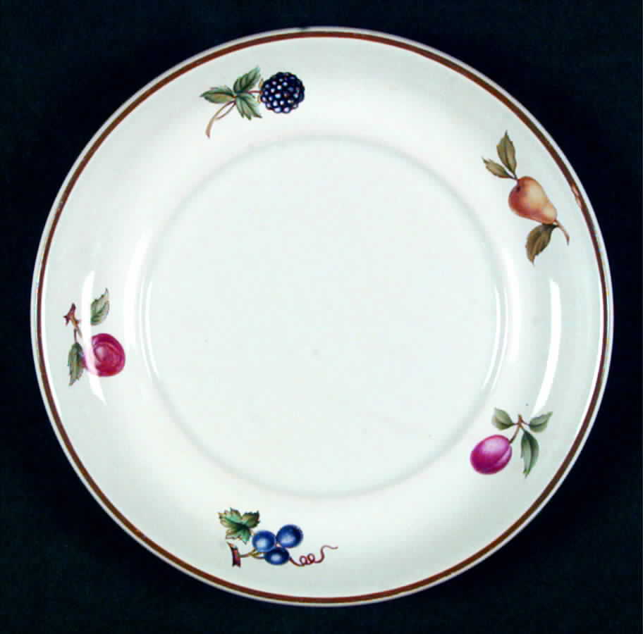 Fruit Sprays Croft (Rim Shape) Saucer by Wedgwood-1