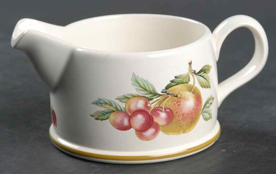 Fruit Sprays Croft (Rim Shape) Creamer by Wedgwood-1