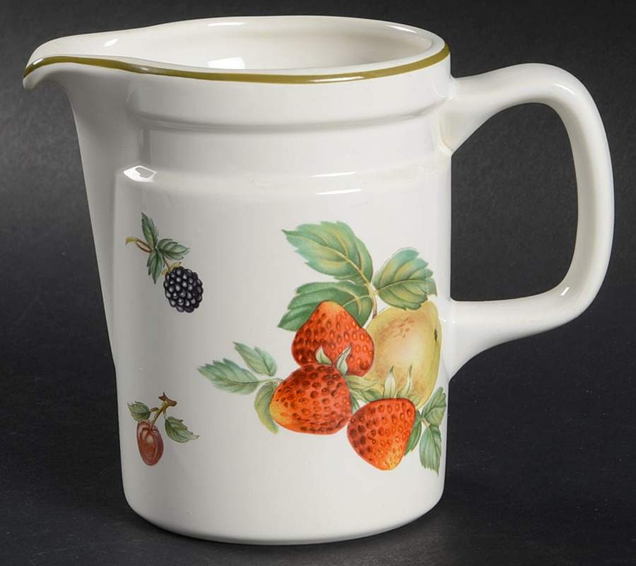 Fruit Sprays Croft (Rim Shape) Creamer by Wedgwood-1