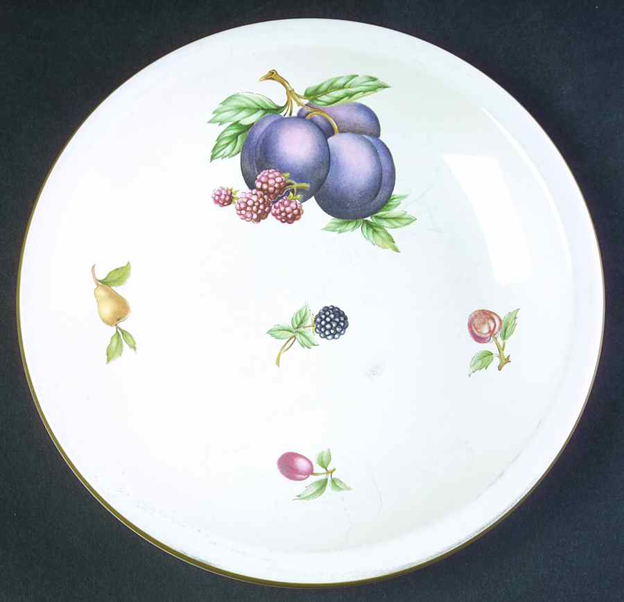 Fruit Sprays Sterling (Coupe Shape) Bread & Butter Plate by Wedgwood-1