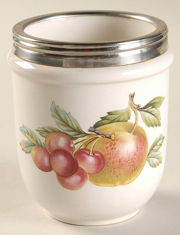 Fruit Sprays Sterling (Coupe Shape) Egg Coddler No Lid by Wedgwood-1