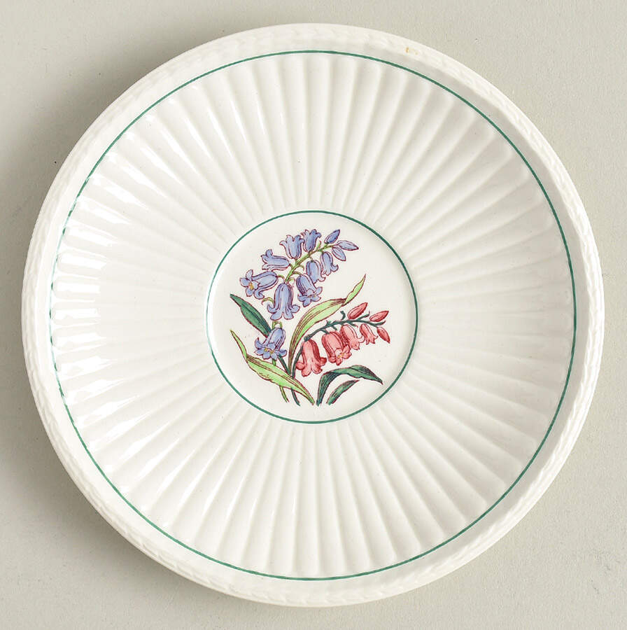 Garden Club Saucer for Footed Bouillon Cup by Wedgwood-1