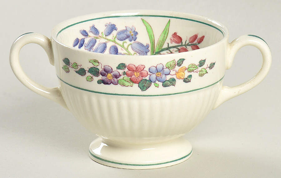 Garden Club Footed Bouillon Cup by Wedgwood-1