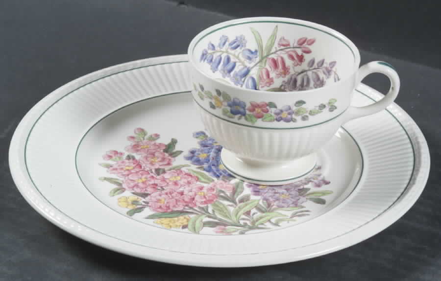 Garden Club Snack Plate & Cup Set by Wedgwood-1