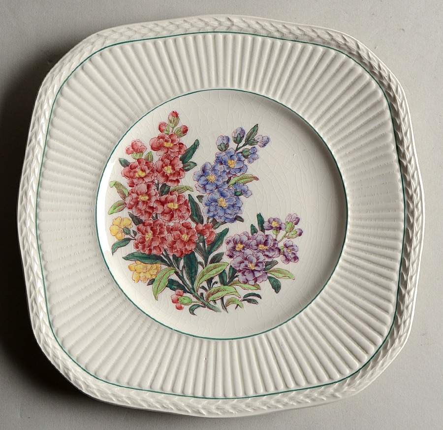 Garden Club Square Luncheon Plate by Wedgwood-1