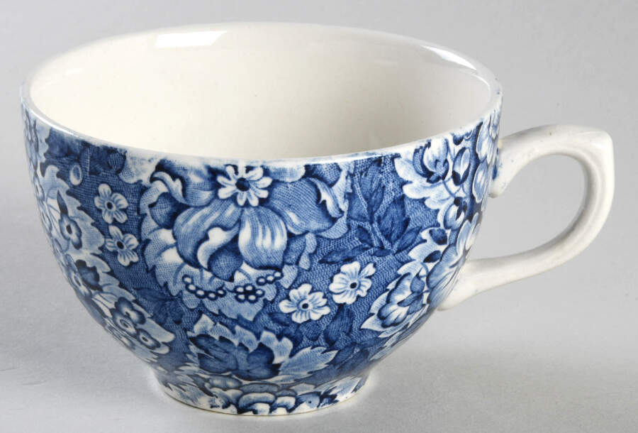 Gainsborough Blue Flat Cup by Wedgwood-1