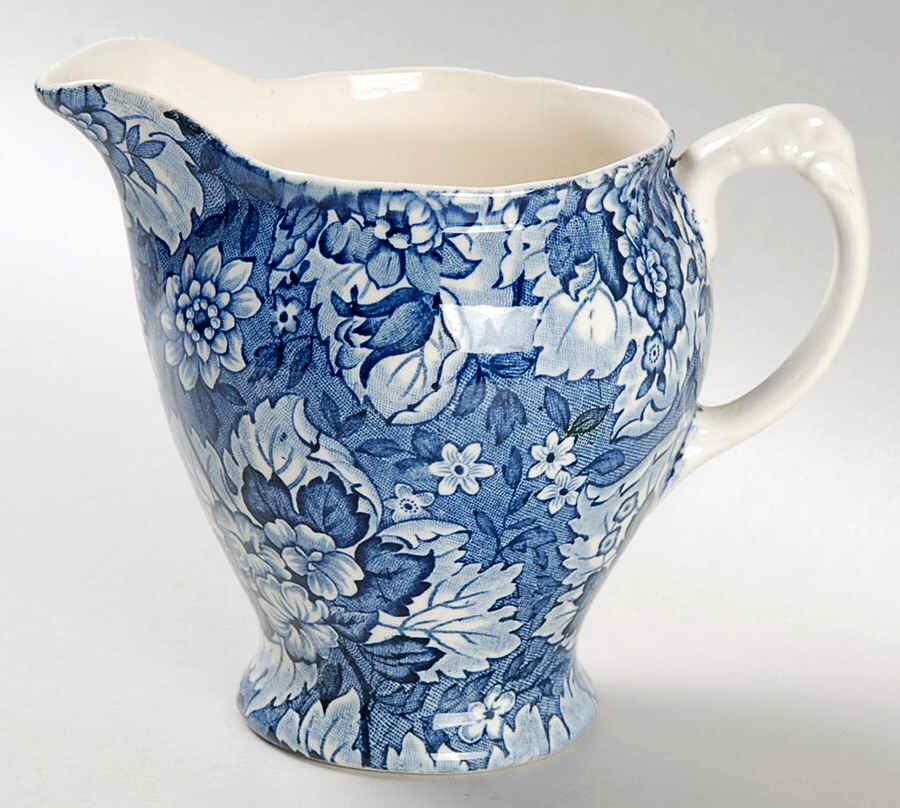 Gainsborough Blue Creamer by Wedgwood-1